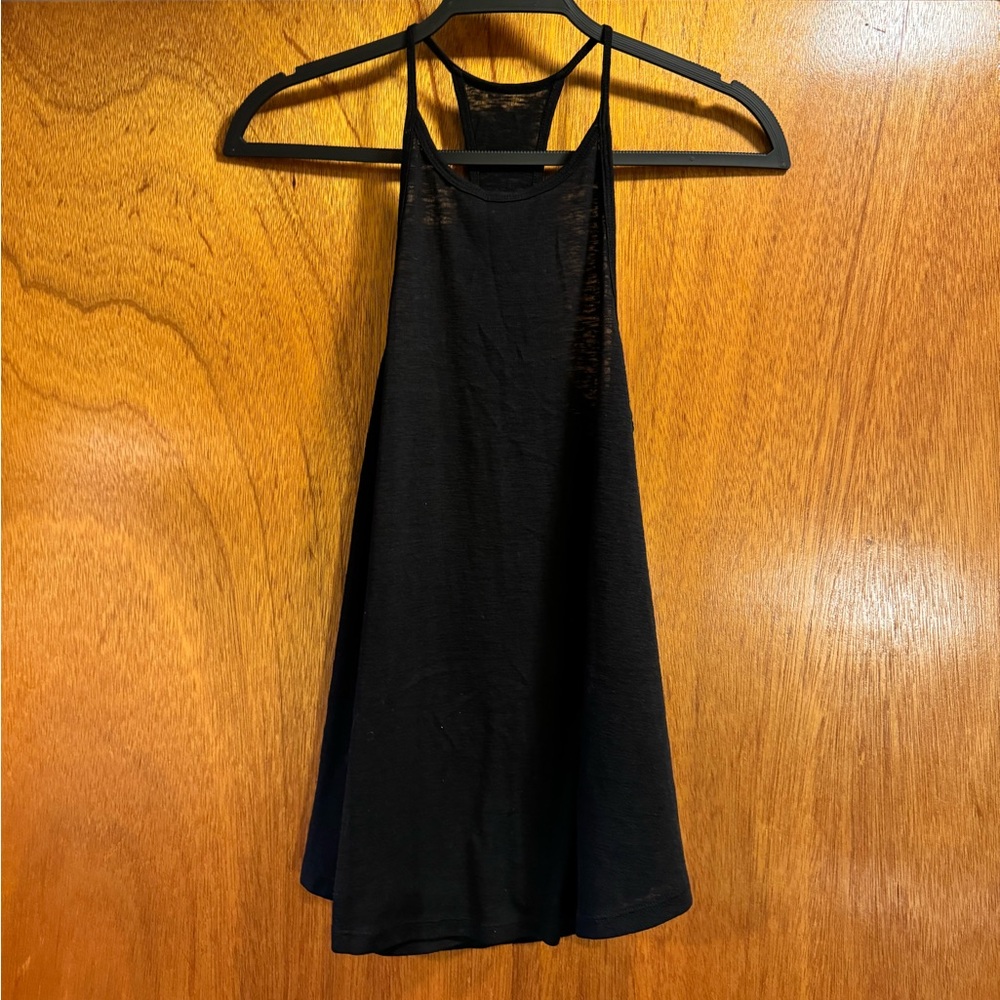 Athleta Black Racerback Tank Top